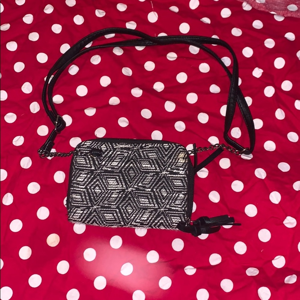 Black and White wallet purse